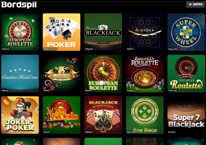 slotsvader table games page